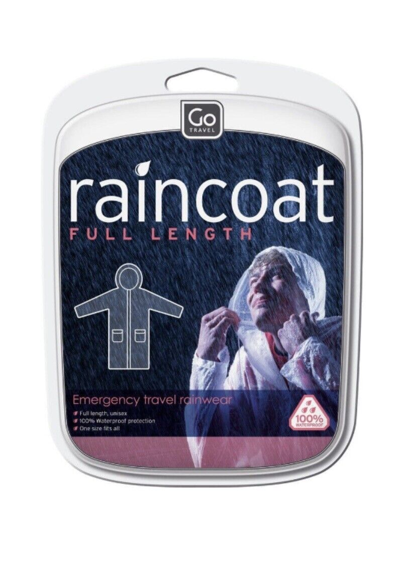 Go Travel Impermeabile Leggero di Emergenza Unisex