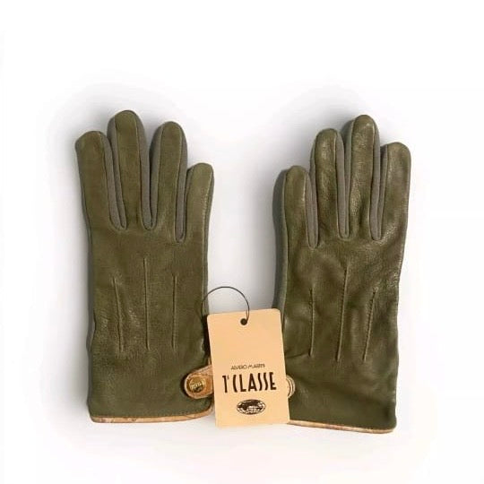 ALVIERO MARTINI 1^ CLASSE GUANTI DONNA PELLE VERDE