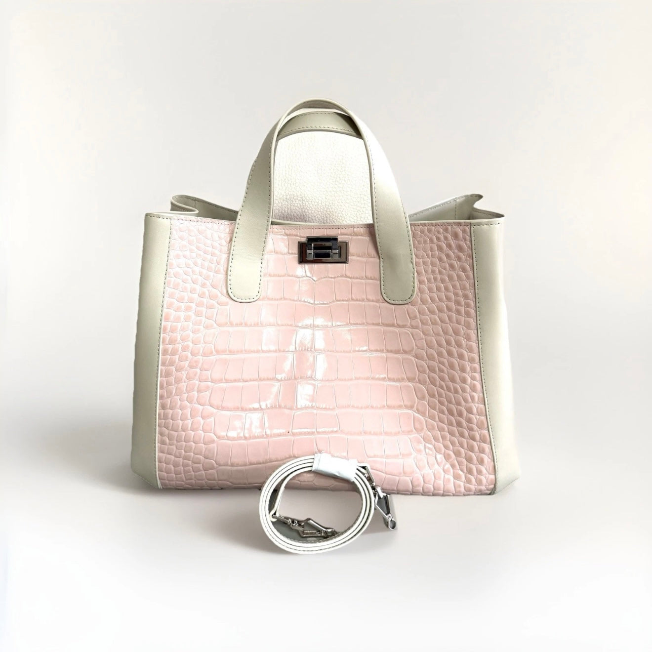 MUTH BAGS BORSA GUIA BORSA SHOPPING BAG ARTIGIANALE VERA PELLE