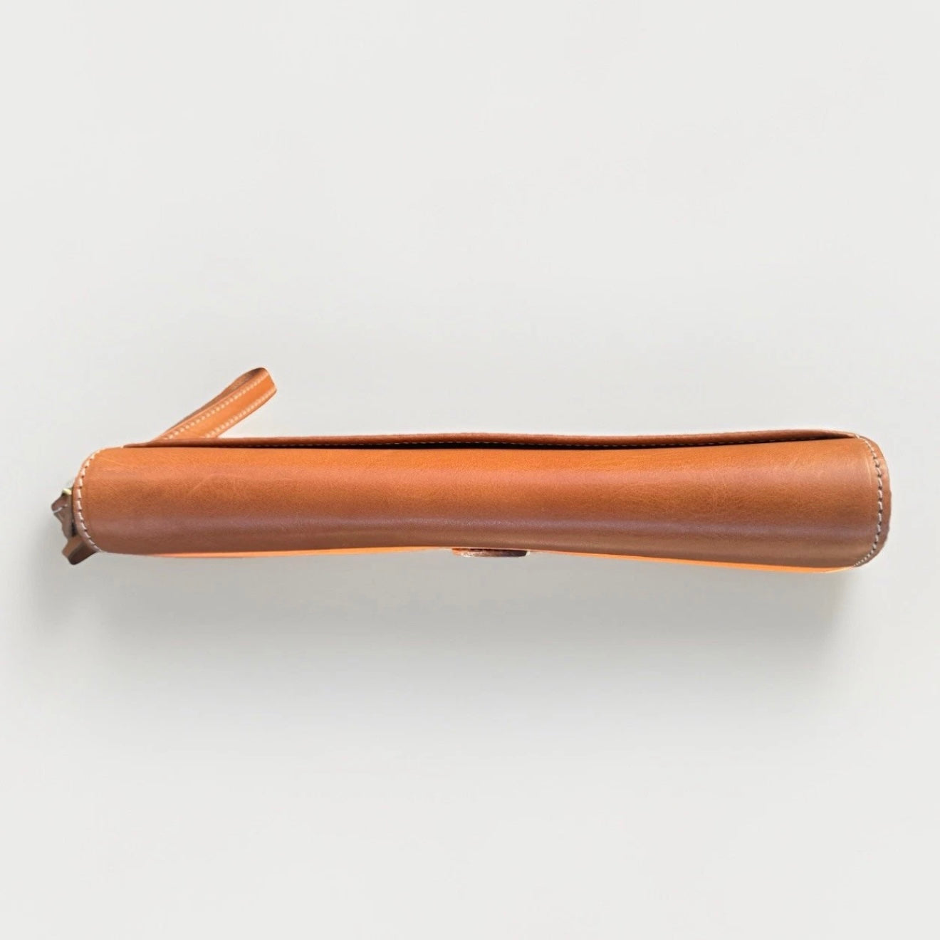 DELL'GA CARTELLA PICCOLA DA LAVORO ARTIGIANALE PELLE MARRONE