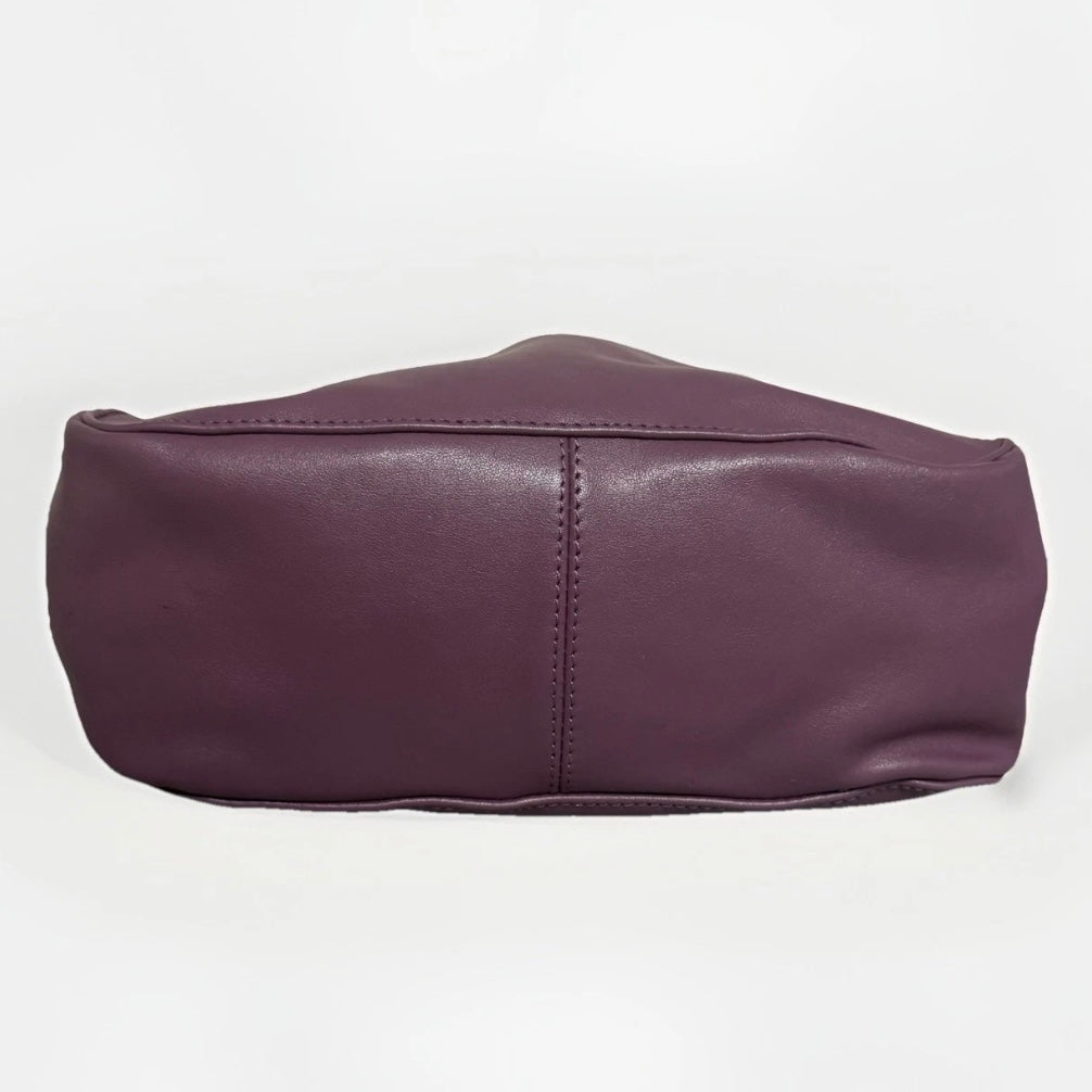 MUTH BAGS BORSA MINI PUNCH ARTIGIANALE VERA PELLE GLICINE