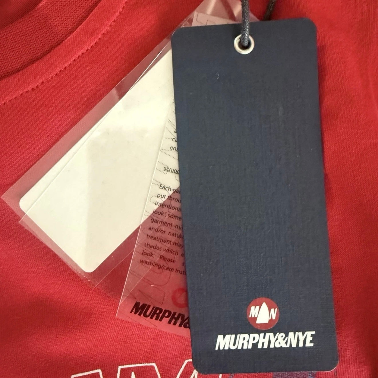 Murphy & Nye T-SHIRT UOMO ROSSA RIG T-SHIRT