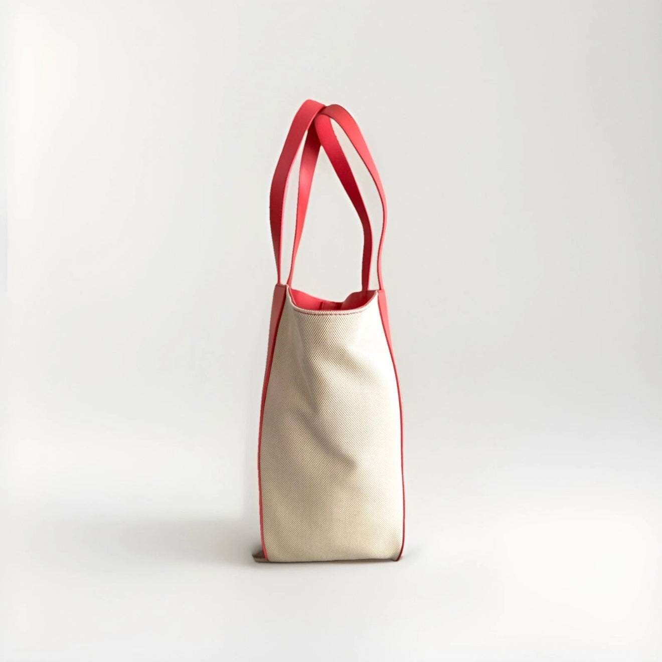 MUTH BAGS TOTE BAG ERA BORSA SHOPPING BAG ARTIGIANALE VERA PELLE CORALLO