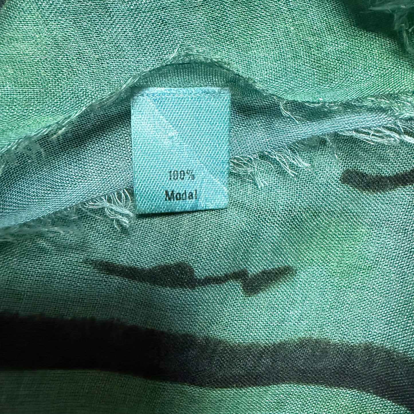 ROCKS ITALY SCIARPA UNISEX VERDE FANTASIA CARTOLINA VINTAGE