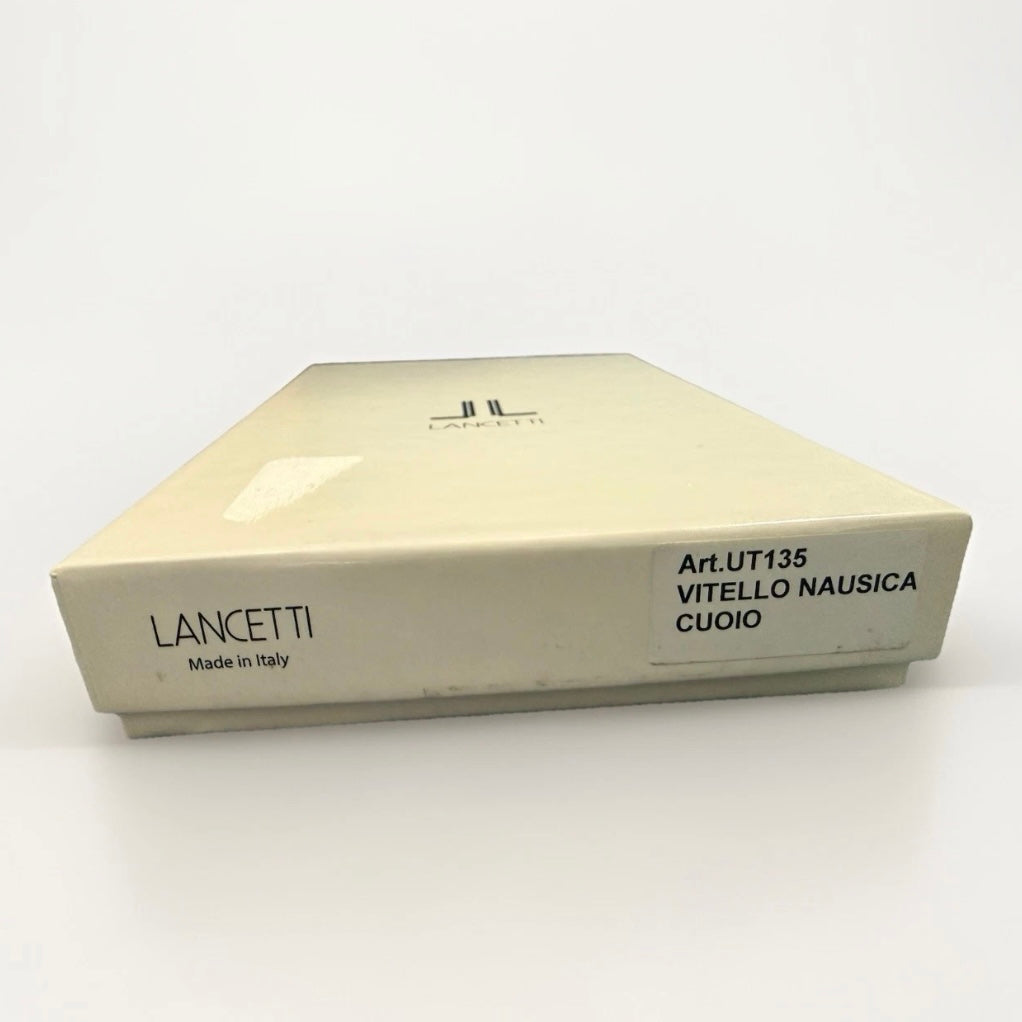 LANCETTI PORTAFOGLIO DONNA IN PELLE DI VITELLO MARRONE