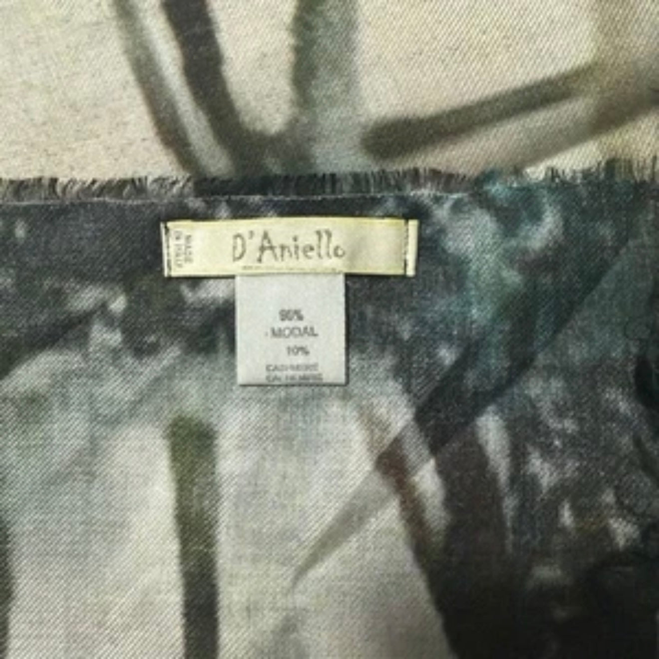 D'ANIELLO SCIARPA DONNA MISTO CACHEMIRE FANTASIA GIAGUARO