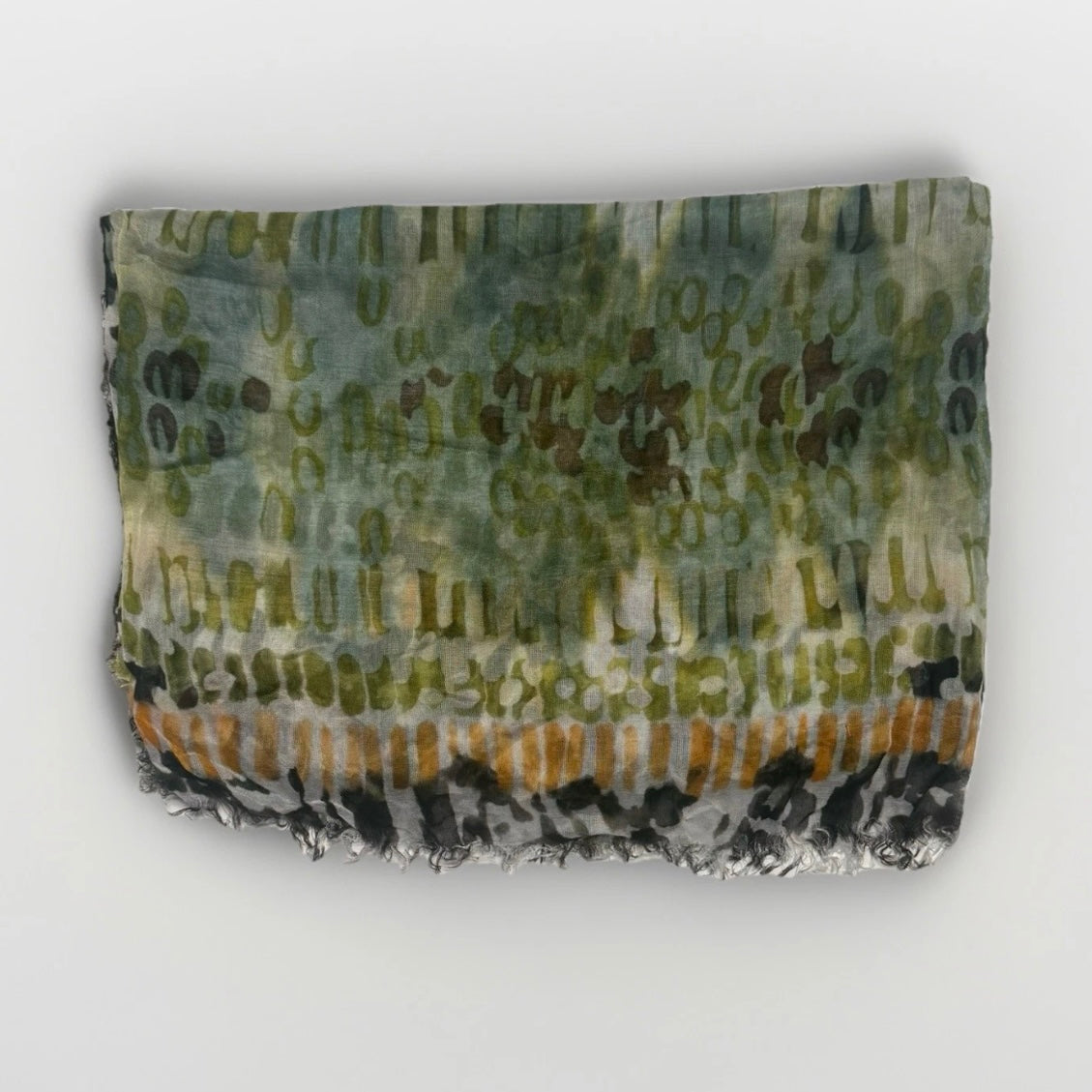 120 % LINO SCIARPA DONNA UNISEX MOTIVO ASTRATTO