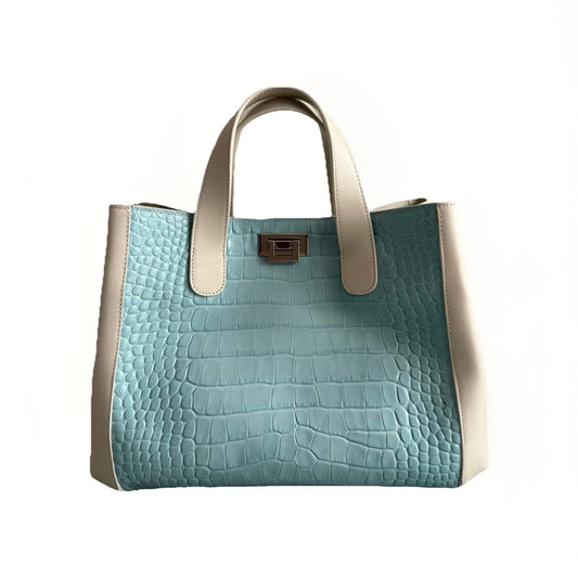 MUTH BAGS BORSA GUIA BORSA SHOPPING BAG ARTIGIANALE VERA PELLE