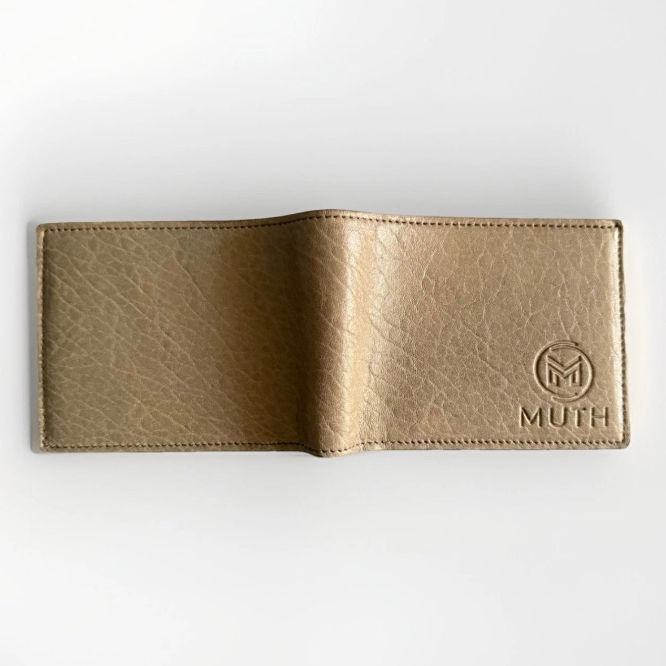 MUTH PORTAFOGLIO UOMO ARTIGIANALE VERA PELLE GRIGIO