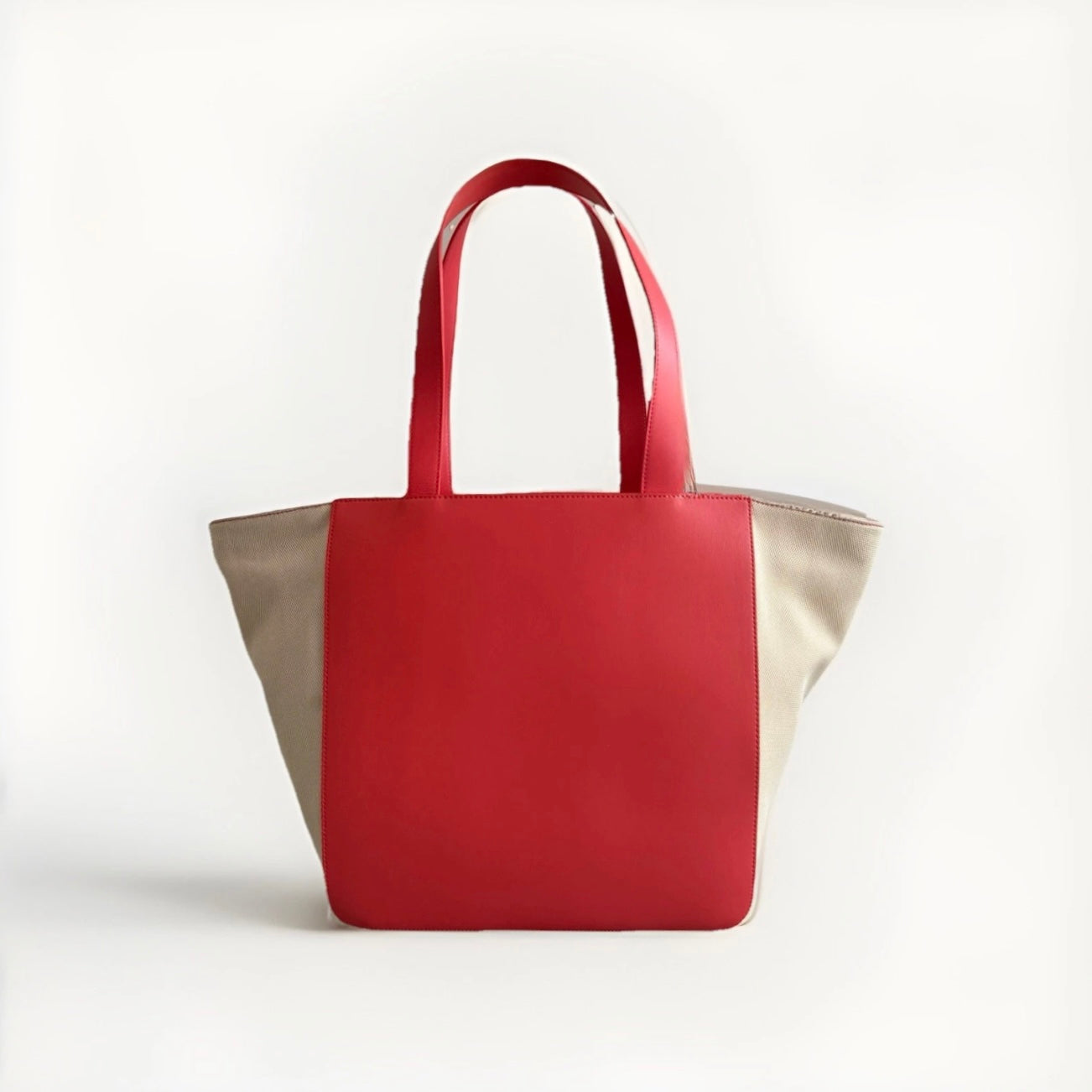 MUTH BAGS TOTE BAG ERA BORSA SHOPPING BAG ARTIGIANALE VERA PELLE CORALLO