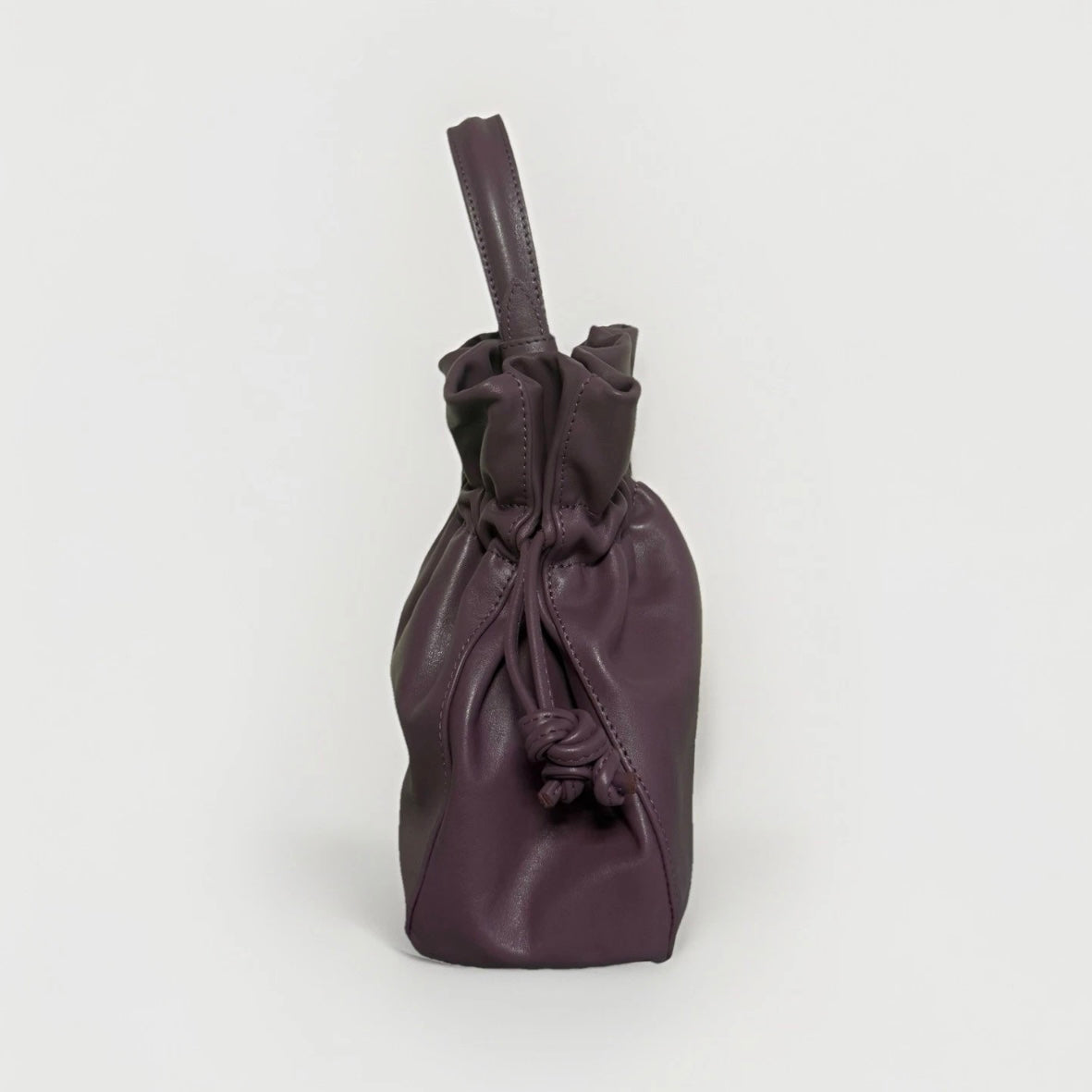 MUTH BAGS BORSA MINI PUNCH ARTIGIANALE VERA PELLE GLICINE
