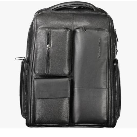 PIQUADRO RONNIE ZAINO GRANDE PELLE PORTA PC DUE SCOMPARTI E SCHERMATURA RFI