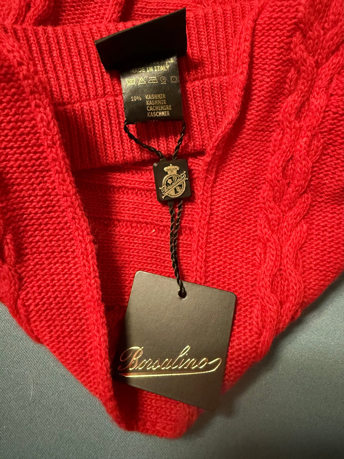 BORSALINO BANDANA DONNA ROSSO