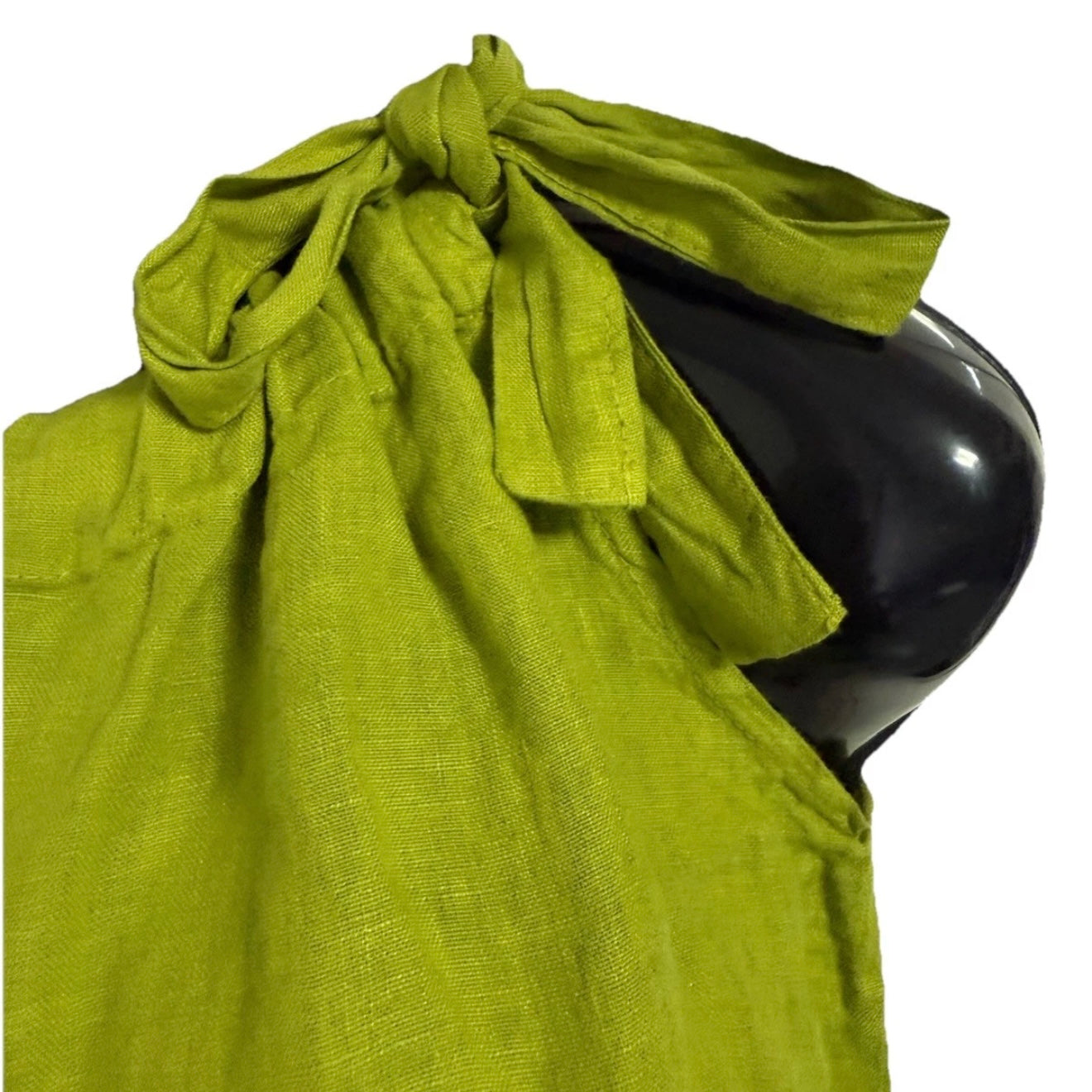 PEDRA NIGRA TOP MONOSPALLA DONNA LINO VERDE LIME