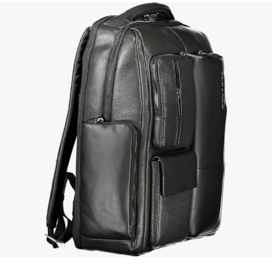 PIQUADRO RONNIE ZAINO GRANDE PELLE PORTA PC DUE SCOMPARTI E SCHERMATURA RFI