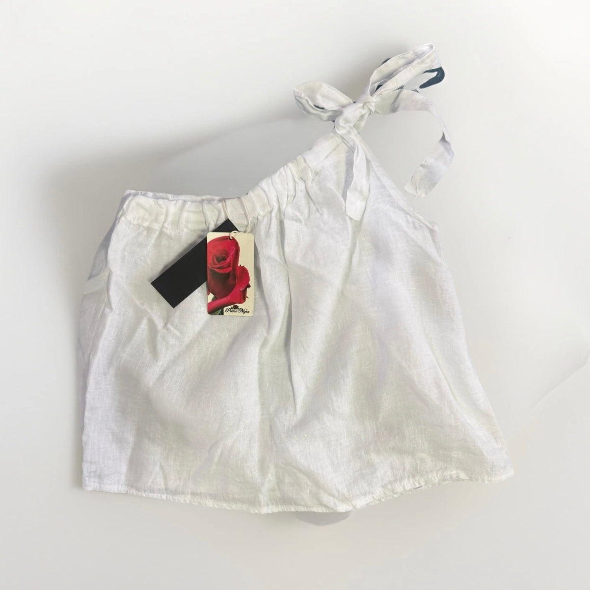 PEDRA NIGRA TOP MONOSPALLA DONNA LINO BIANCO