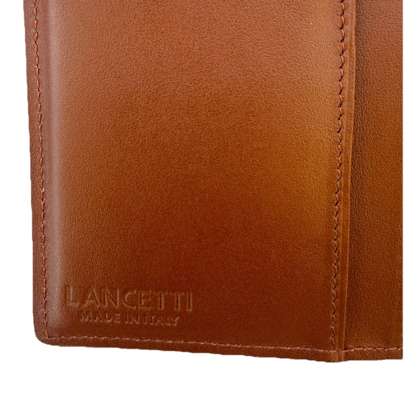 LANCETTI PORTAFOGLIO UOMO IN PELLE VITELLO MARRONE