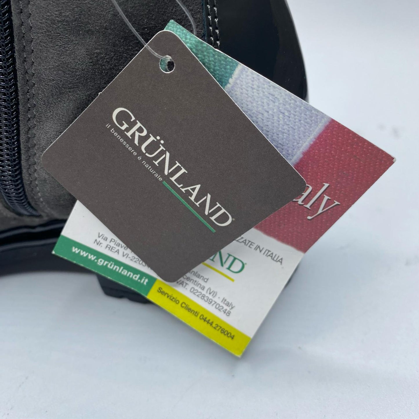 Grunland Stivaletti in Pelle Scamosciata Grigio