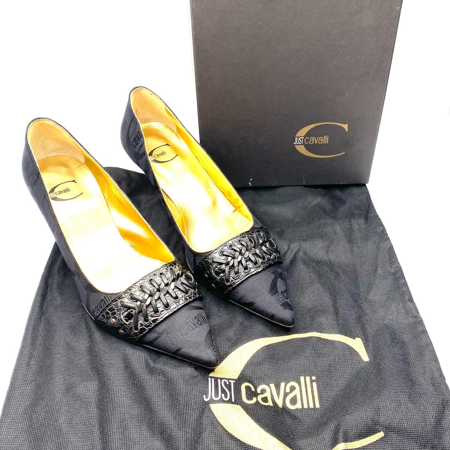 JUST CAVALLI DÉCOLLETÉ DONNA NERE