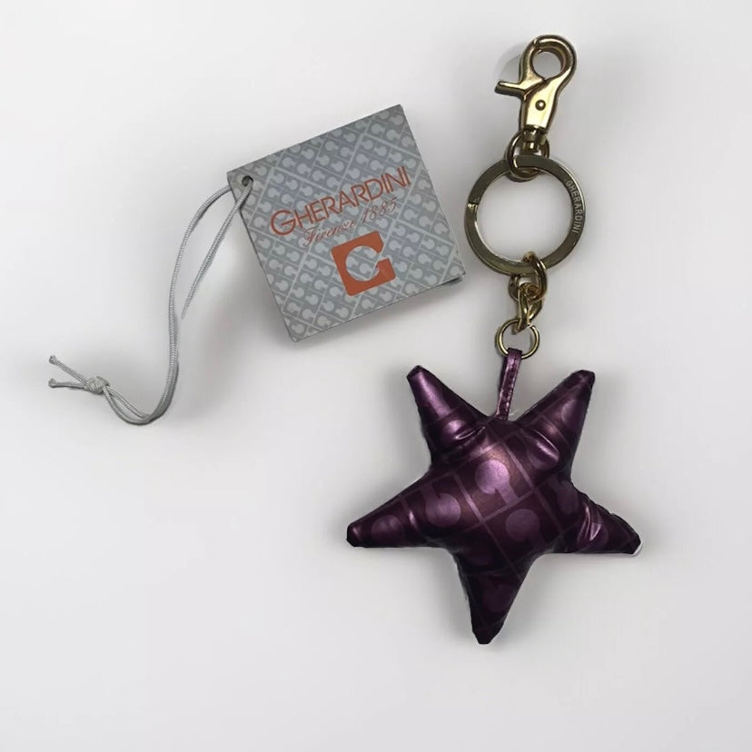 GHERARDINI PORTACHIAVI VIOLA MONOGRAM G