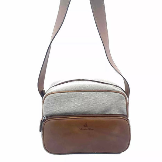 STIVALERIA SAVOIA BORSA MARRONE / BEIGE PELLE