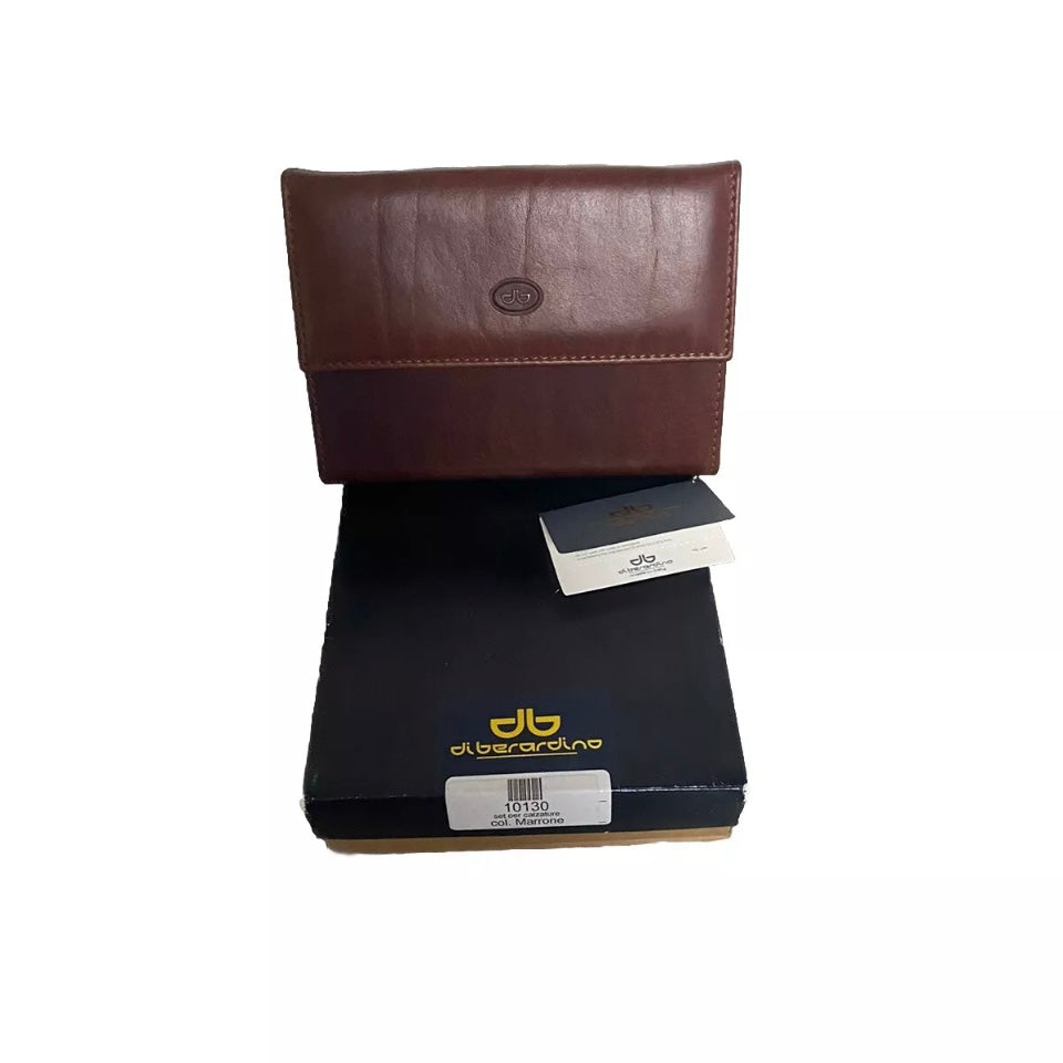 DI BERARDINO SET CALZATURE CUOIO MARRONE