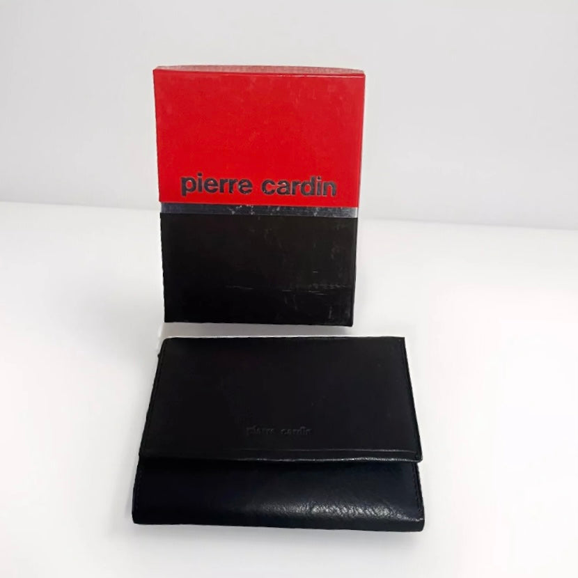 PIERRE CARDIN PORTAFOGLIO DONNA VERA PELLE NERO