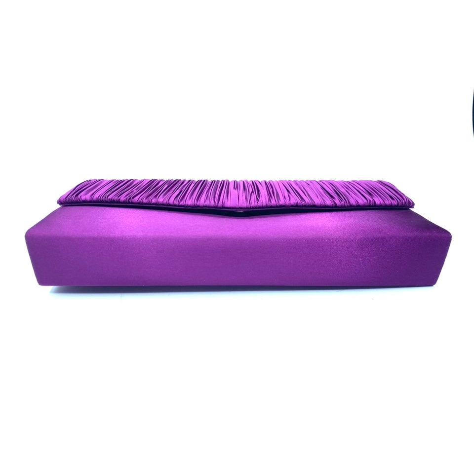 Moonlight Pochette raso prugna o viola