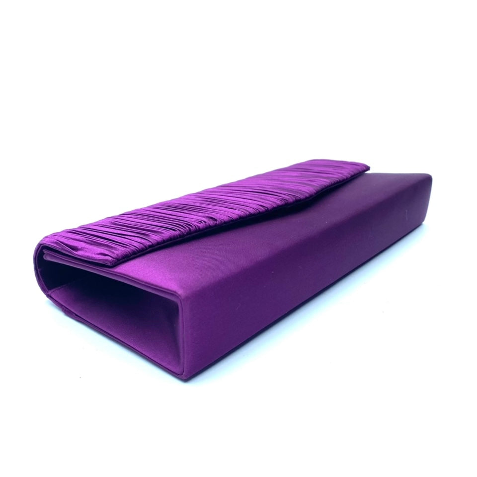 Moonlight Pochette raso prugna o viola