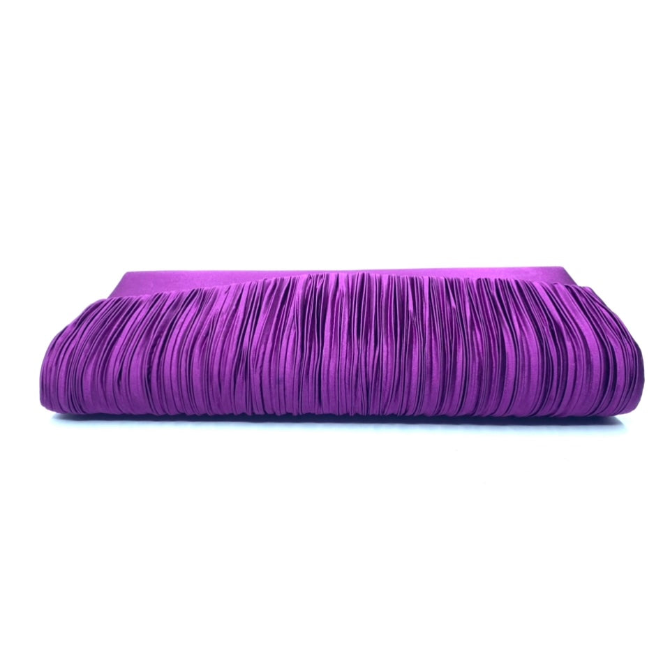 Moonlight Pochette raso prugna o viola