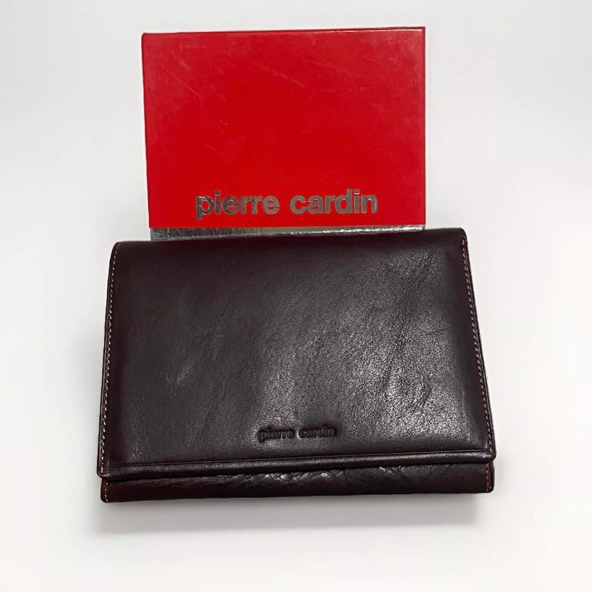 PIERRE CARDIN PORTAFOGLIO DONNA PELLE MARRONE