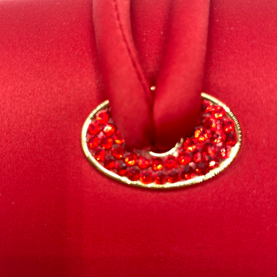 Pochette Rossa Raso Moonligh