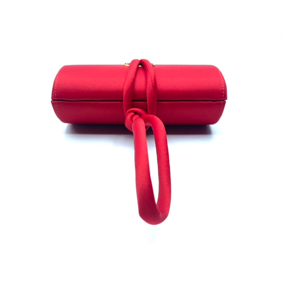 Pochette Rossa Raso Moonligh