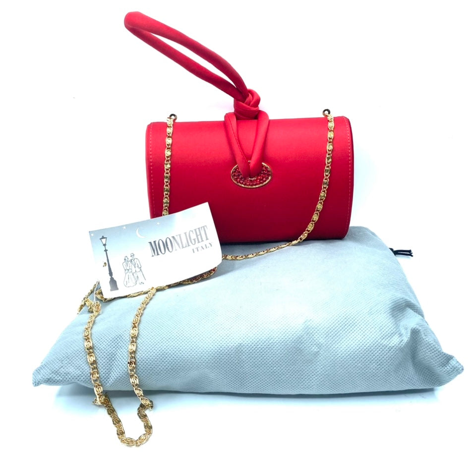 Pochette Rossa Raso Moonligh