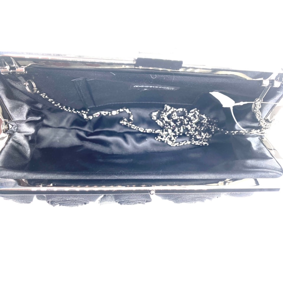 Moonlight Pochette nera fiori
