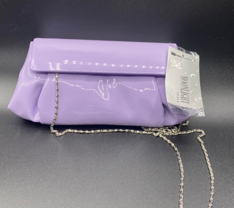 Pochette Moonlight Vernice Glicine