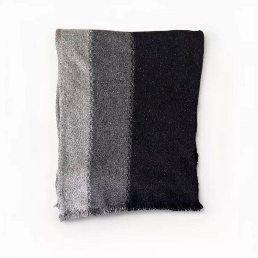 FRAAS SCIARPA GRIGIO/NERO MISTO LANA UNISEX