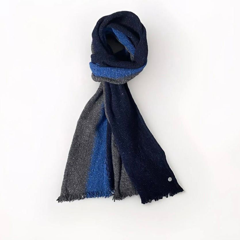 FRAAS SCIARPA BLU/GRIGIO MISTO LANA UNISEX