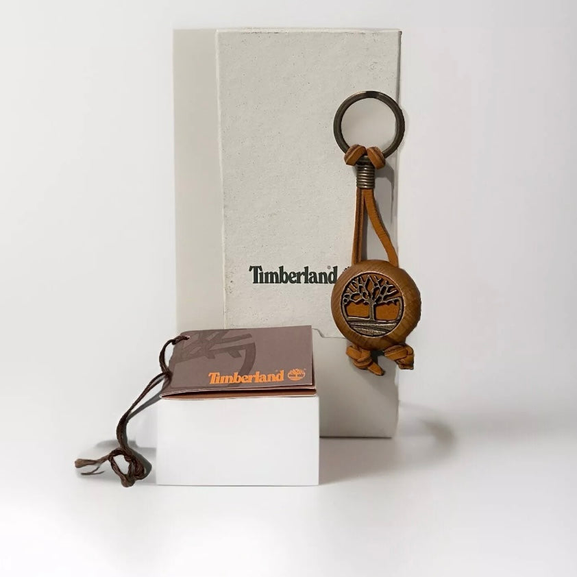 TIMBERLAND PORTACHIAVI LEGNO E PELLE MARRONE UNISEX