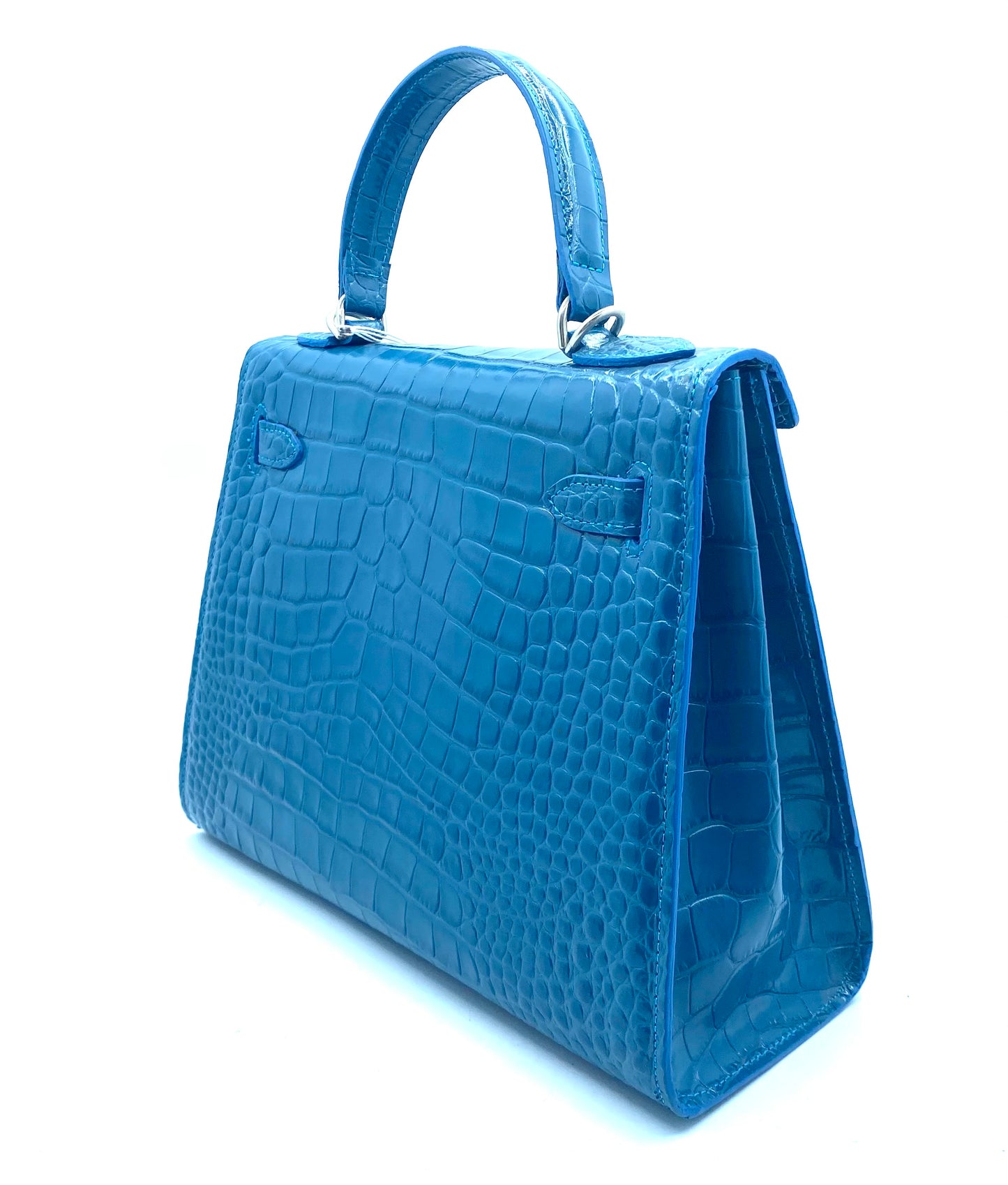 Borsa a Mano Artigianale Blu