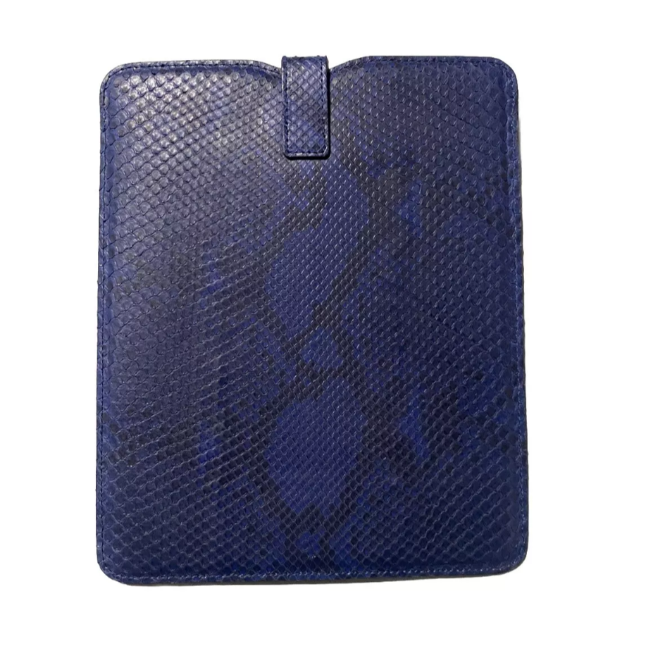 CUSTODIA ARTIGIANALE PORTA TABLET PELLE FANTASIA PITONE