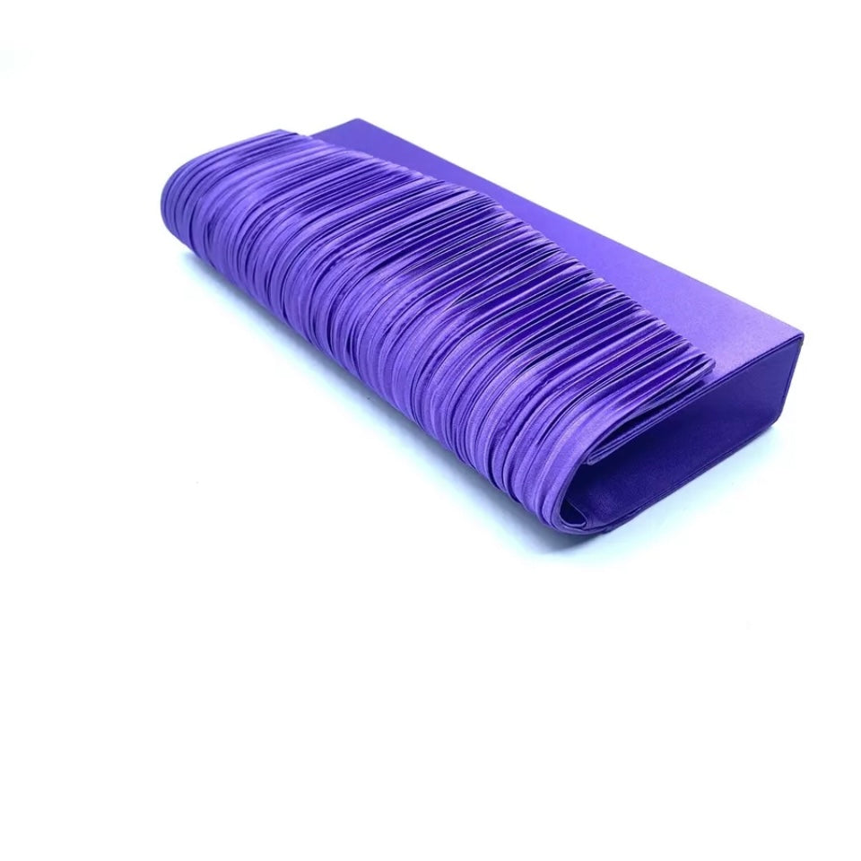 Moonlight Pochette raso prugna o viola