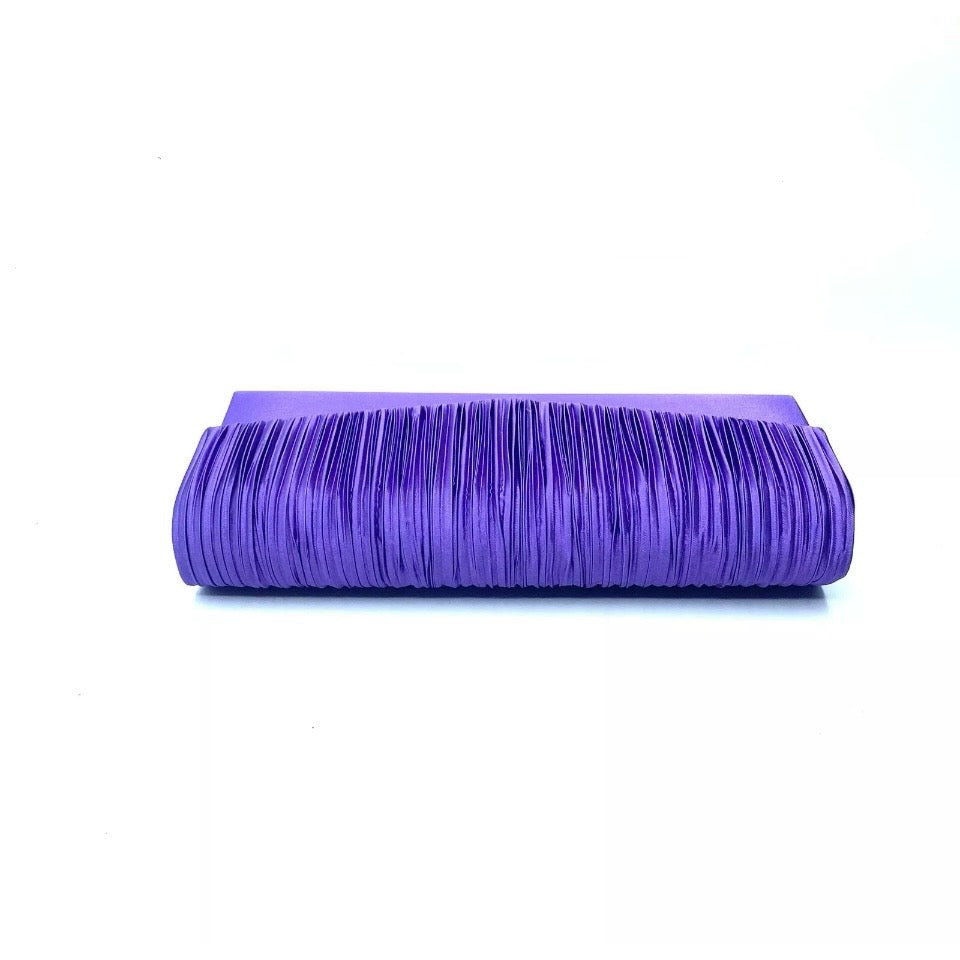 Moonlight Pochette raso prugna o viola