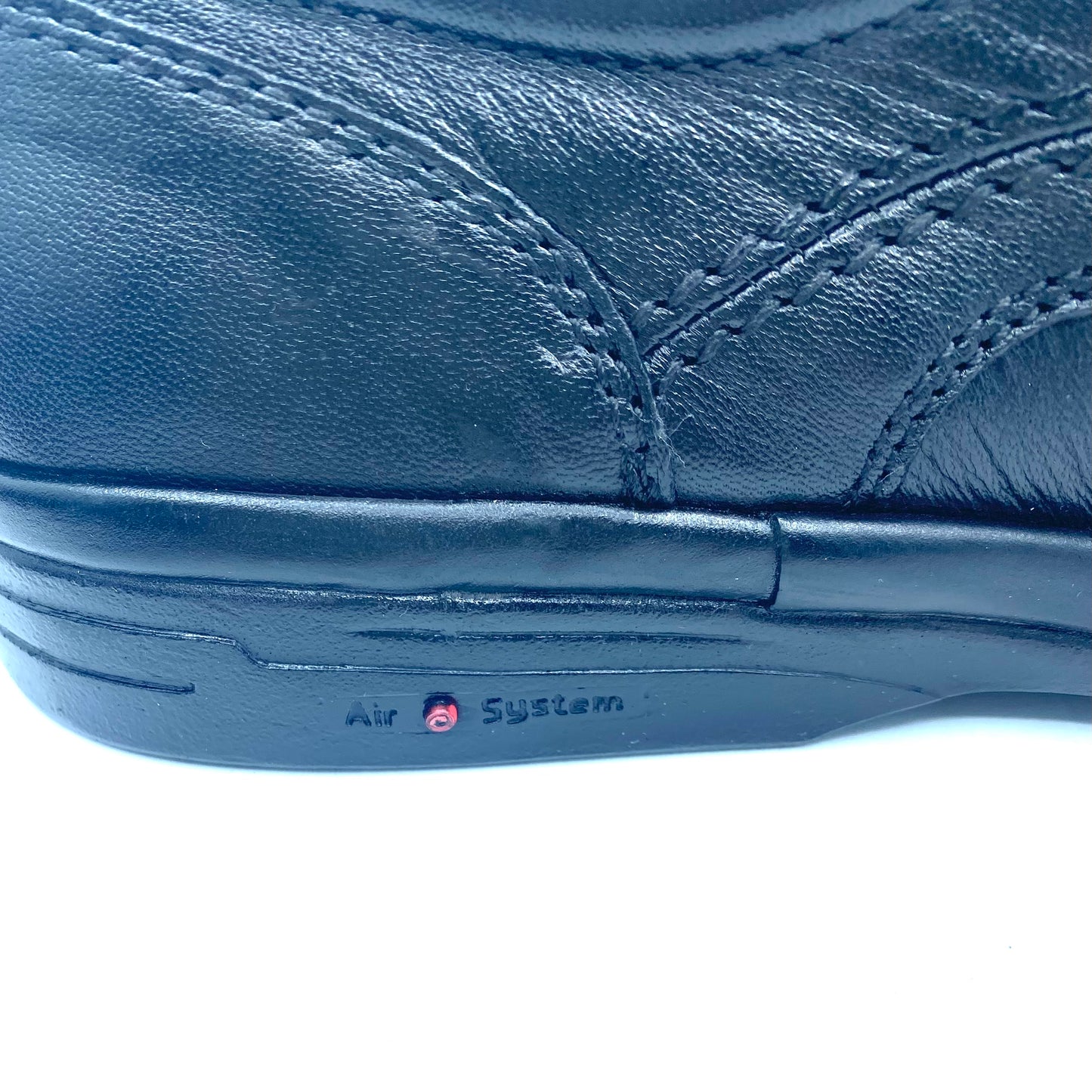 VALLEVERDE SCARPE IN PELLE NERO SHOCK ABSORBER