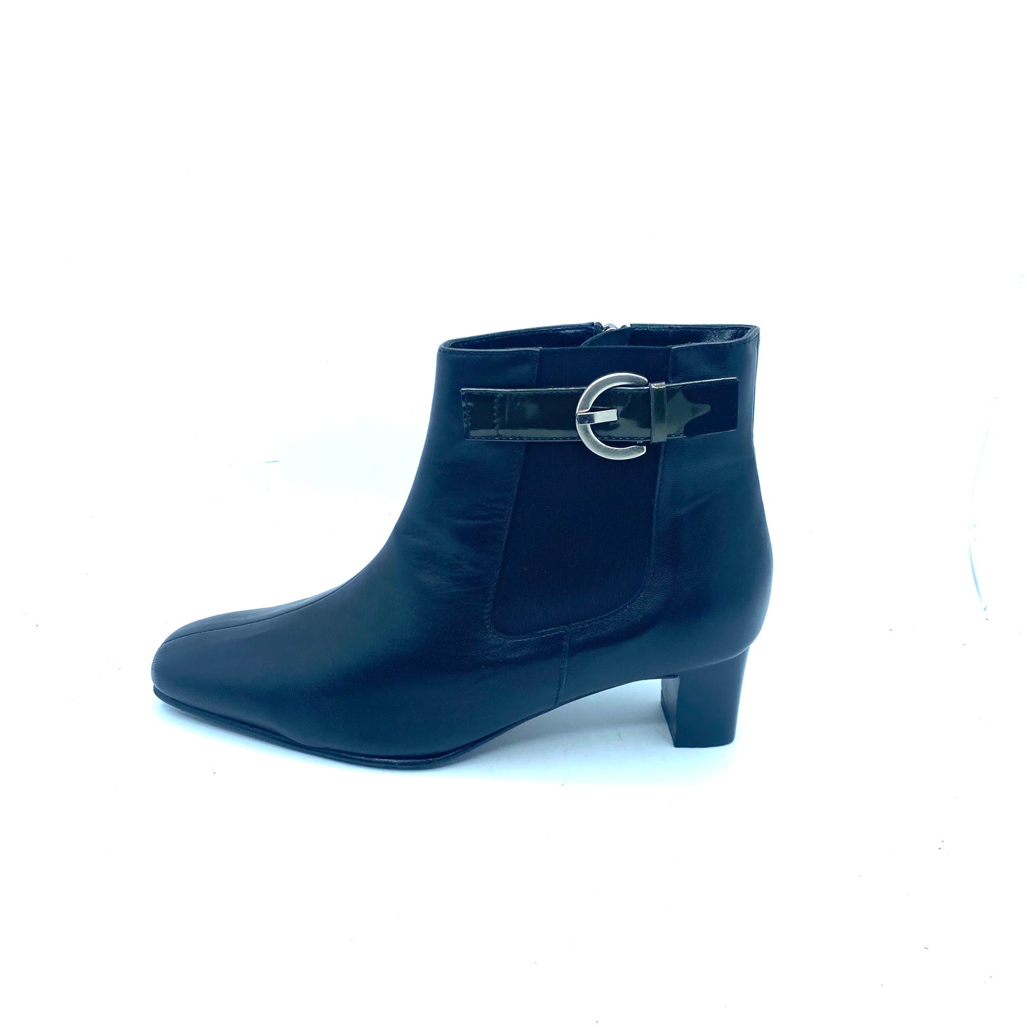 VALLEVERDE STIVALETTI IN PELLE NERI