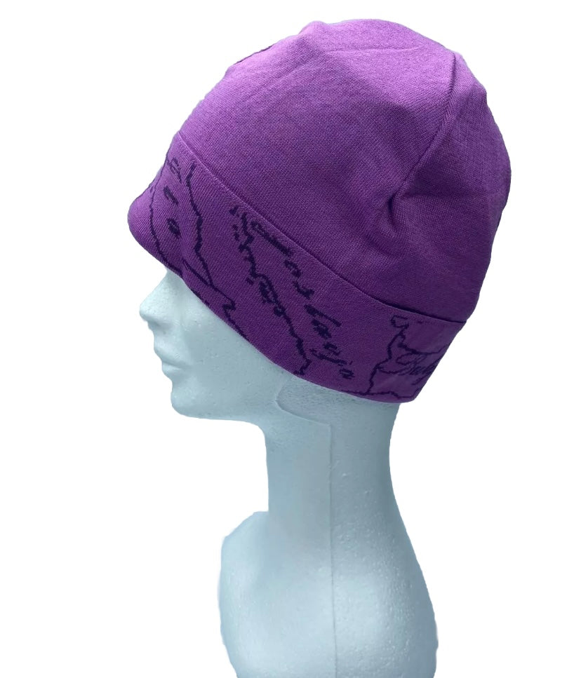 Alviero Martini 1^ Classe Cappello Cuffia Lilla Unisex