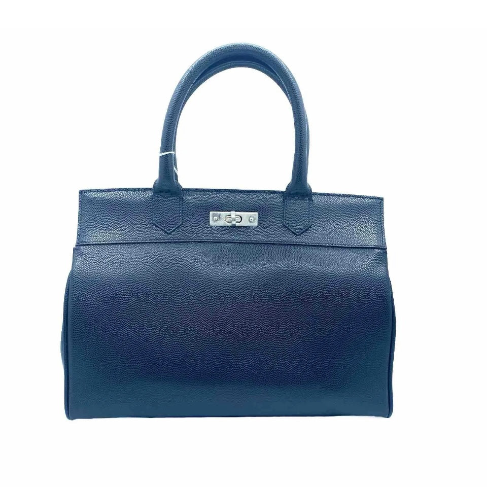 Borsa Bauletto Artigianale in Vera pelle Martellata Nera