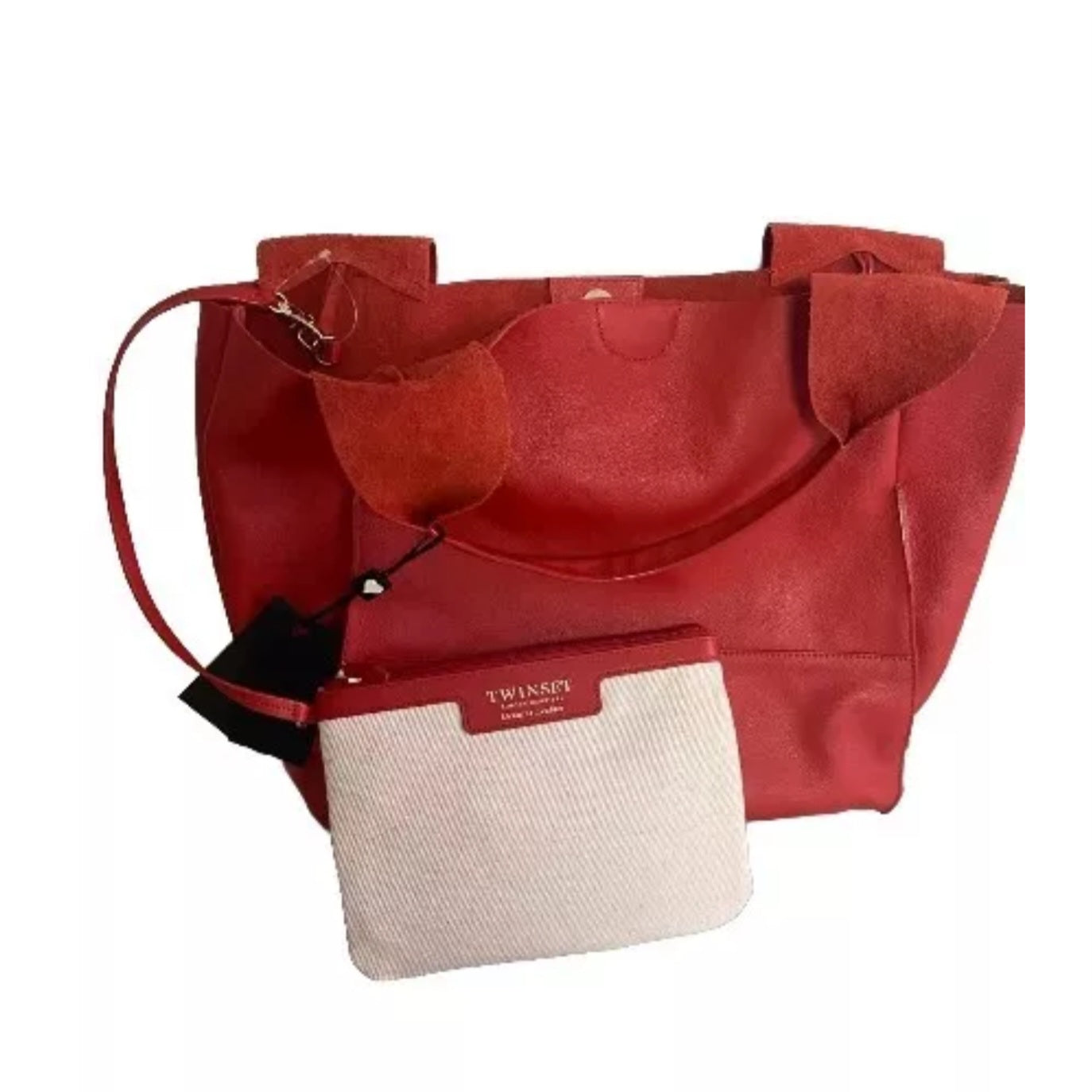 Twin-set Borsa Hobo Pelle Rossa