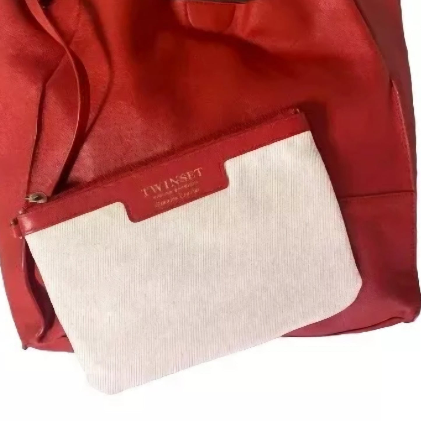 Twin-set Borsa Hobo Pelle Rossa