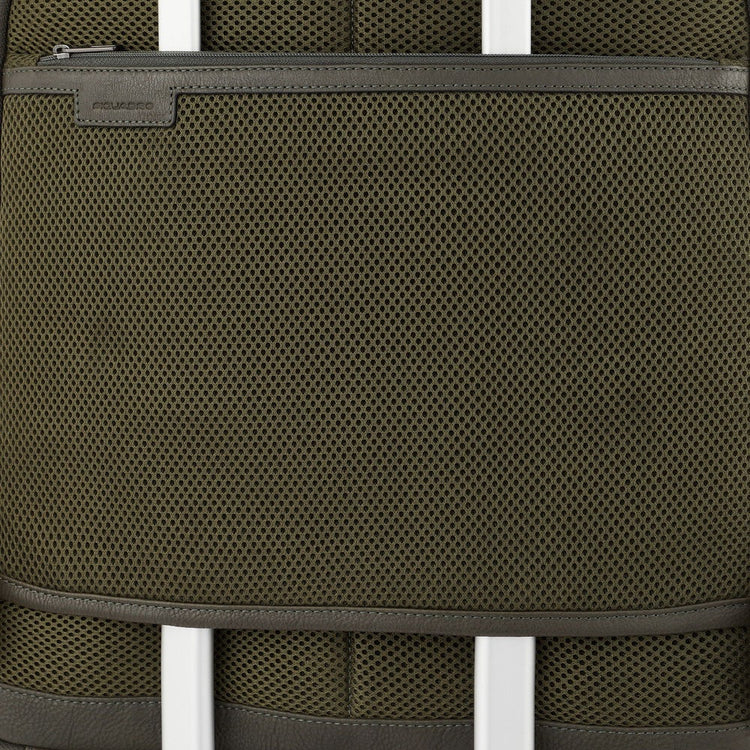 PIQUADRO RONNIE ZAINO GRANDE PELLE PORTA PC DUE SCOMPARTI E SCHERMATURA RFI